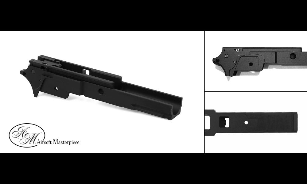 Airsoft Masterpiece Aluminum Advance Frame with Rail - No Marking | Kaharoa Custom Airsoft